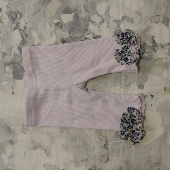 size 6/9M baby girls rib bow leggings - Picture 11 of 15